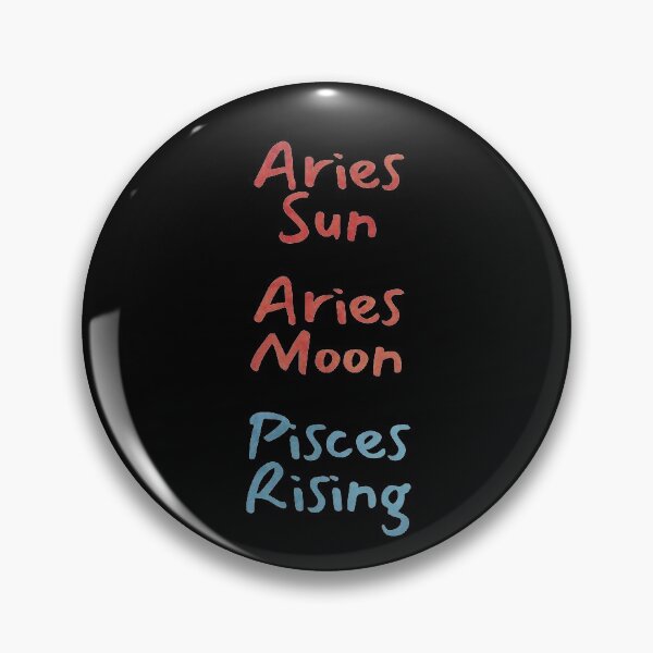 Item preview, Aries Sun Aries Moon Pisces Rising Text designed and sold by leomooncreates.