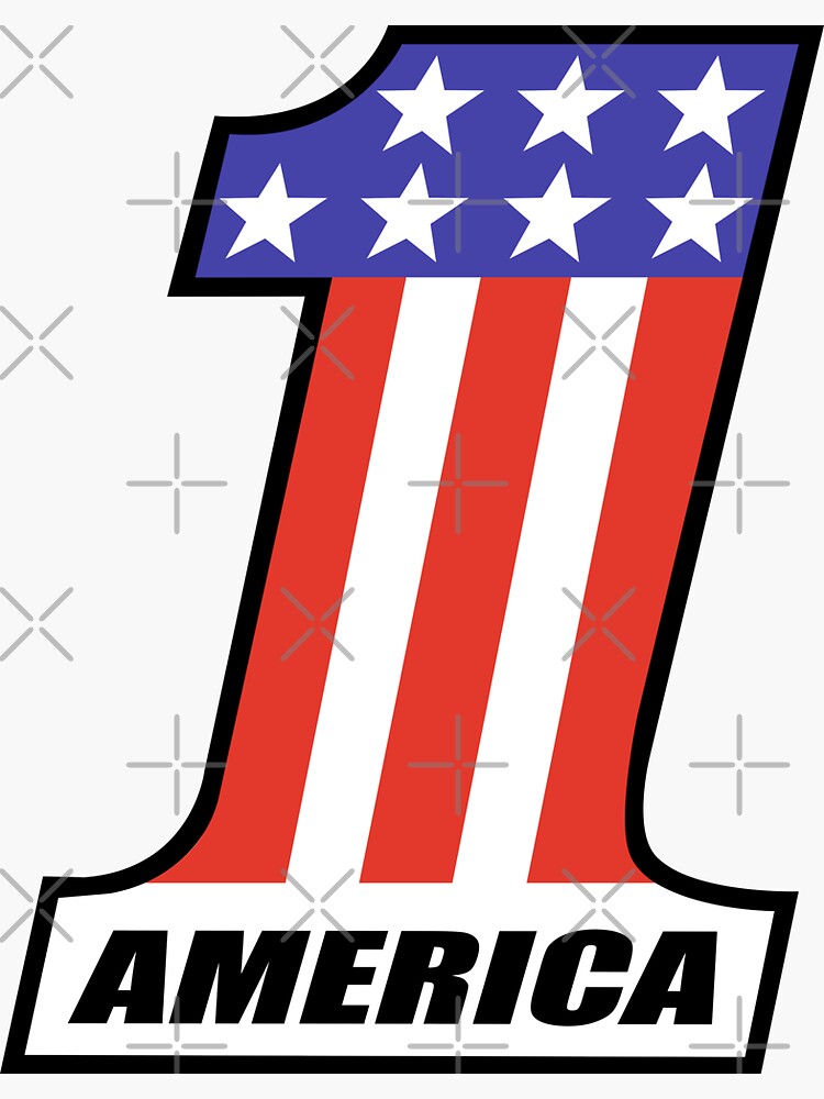 america-number-one-sticker-for-sale-by-andyberry-redbubble