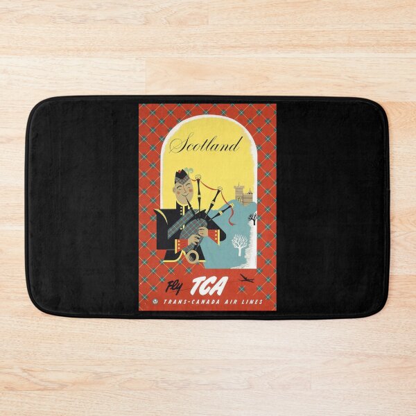 Item preview, Scotland retro poster designed and sold by CorasPosters.