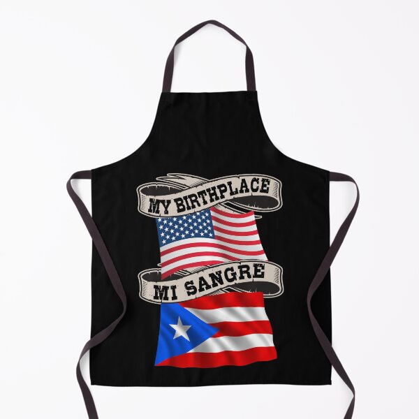 Item preview, My Birthplace Mi Sangre Puerto Rican American Flag T Shirt Merch designed and sold by PRINTS2HOT.