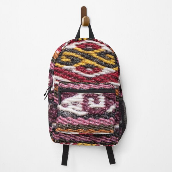 Item preview, South American Woven Textile Geometric Texture With Waves designed and sold by UrTops.
