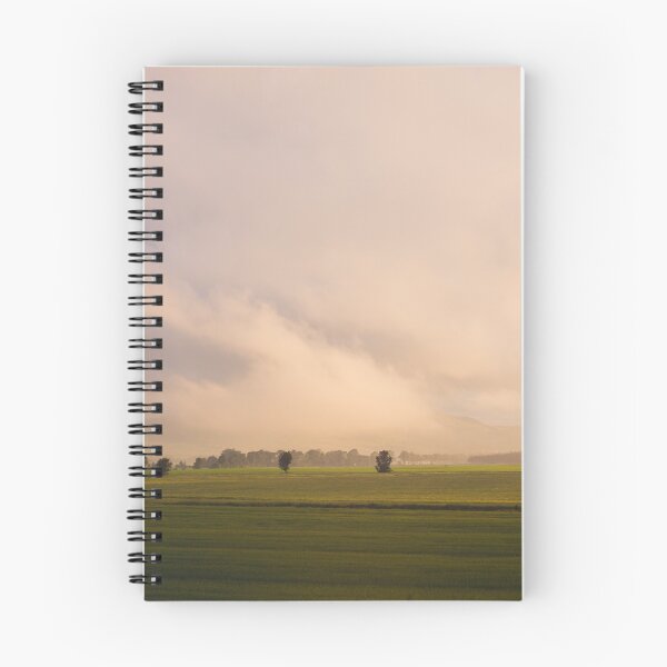 Item preview, Scottish Fields at Sunset as seen from a Scotrail train designed and sold by jessicagoodsell.