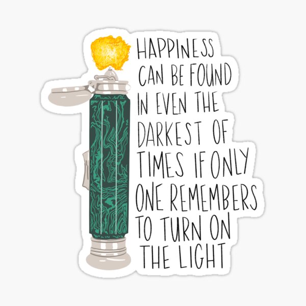 Item preview, Deluminator - Quote - Happiness Can Be Found designed and sold by jekel1hr.
