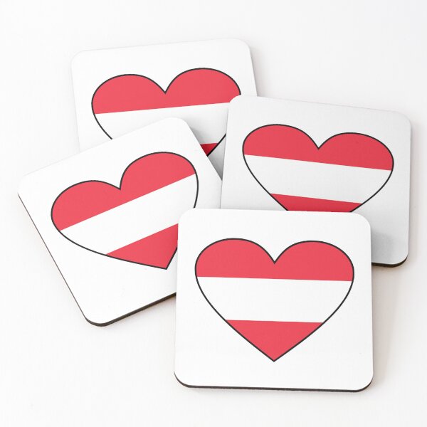 Item preview, Austrian Flag. Love Austria Heart Flag. Flagge Österreichs. Republik Österreich designed and sold by GraceTee.