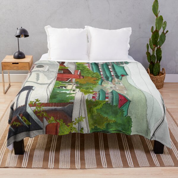 Item preview, View Over Seoul Against the Mountains designed and sold by NatashaBirdi.