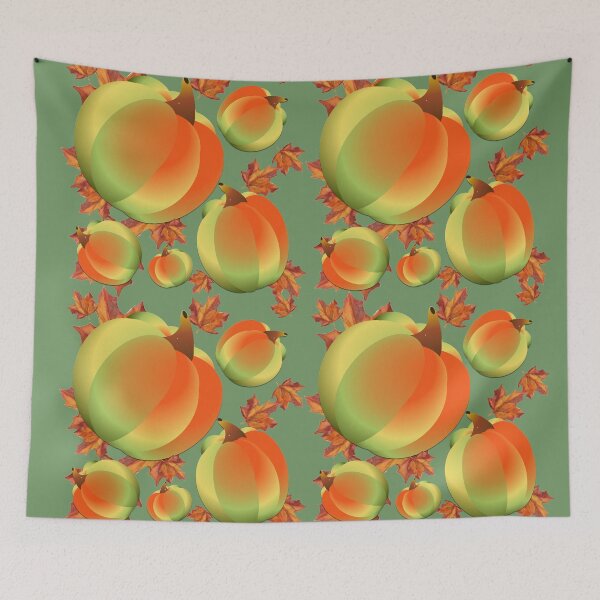 Item preview, PUMPKINS AND LEAVES PATTERN designed and sold by Cr1sV.