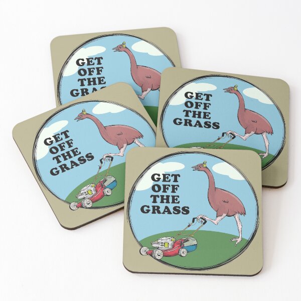 Item preview, Get off the grass Kiwi slang designed and sold by piedaydesigns.