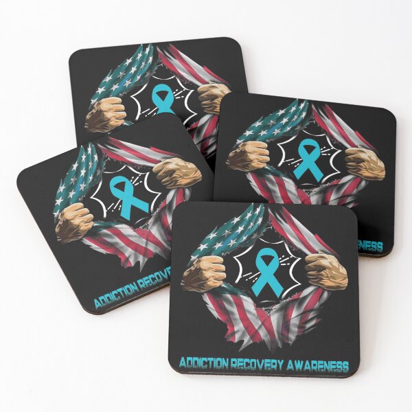 Item preview, Addiction Recovery Awareness American Flag designed and sold by ArangoaStore.