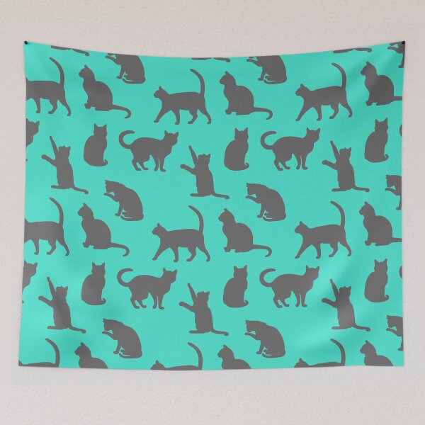 Aperçu de l'œuvre Motif de chats mignons créée et vendue par MeowMerch.