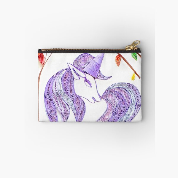 Item preview, Unicorn artwork quilled paper (2) Purple Unicorn (THIS IS A PRINT) designed and sold by folkyouall.
