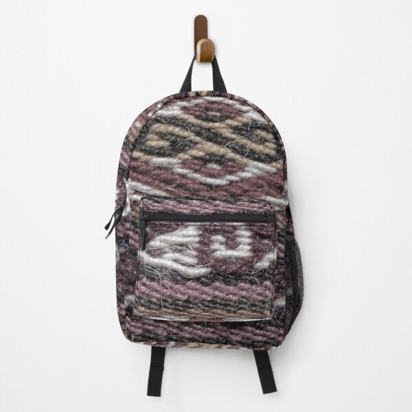 Item preview, Natural Colors South American Woven Textile Geometric Texture With Waves designed and sold by UrTops.