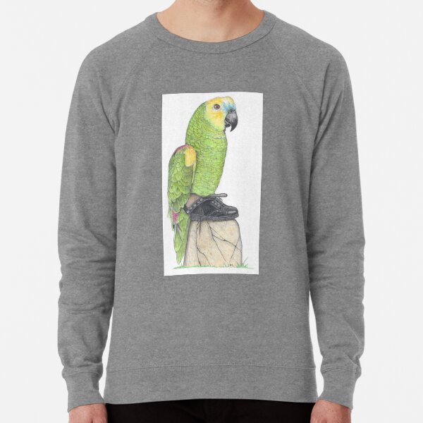 Parrot in combat boots Lightweight Sweatshirt