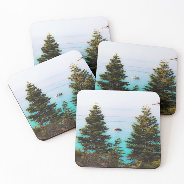 Item preview, boat on the lake at Emerald bay Lake Tahoe California USA designed and sold by Mrvell.