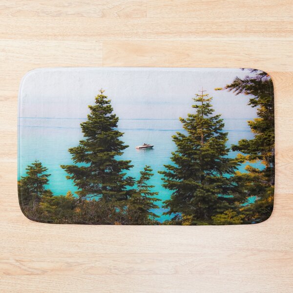Item preview, boat on the lake at Emerald bay Lake Tahoe California USA designed and sold by Mrvell.