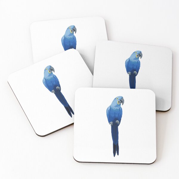 Item preview, blue parrot illustration designed and sold by EmiGdesigns.