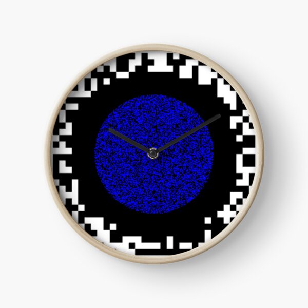 Optical illusion abstract art Clock