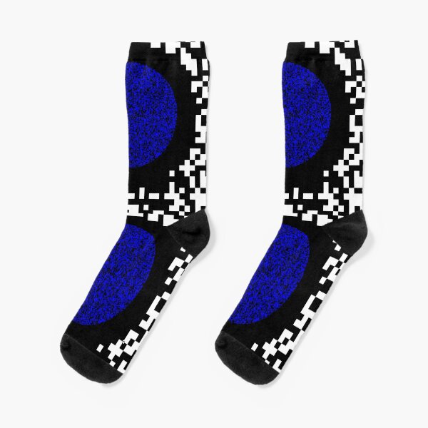 Optical illusion abstract art Socks