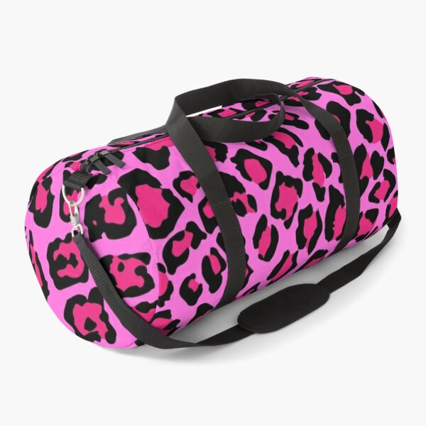 Hot Pink Leopard Print  Duffle Bag