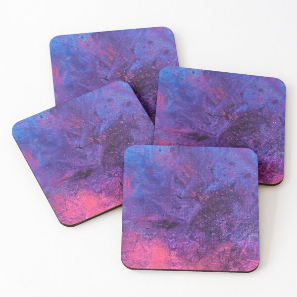 Item preview, Textured Blended Pink, Purple Blue Abstract Art Background designed and sold by snowpinecone.