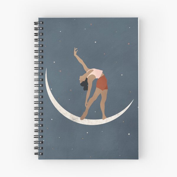 Item preview, Dancing on the Moon in a Starry Night Sky - Centering and Finding Yourself in Nature - Reconnecting Yourself - Art Illustration designed and sold by seaniekai.