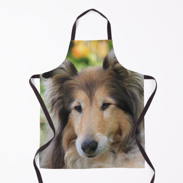 Item preview, Rough Collie Up Close In Garden designed and sold by KarenWoodArt.