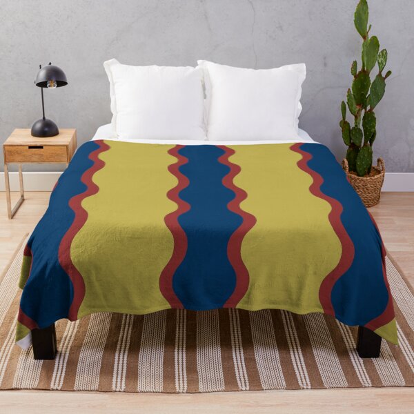 Item preview, Red Blue Twists on Yellow designed and sold by PSCSCo.