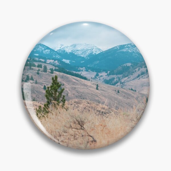 Item preview, Snowcapped Mountain View from Desert Grasslands designed and sold by Amy Mitchell.
