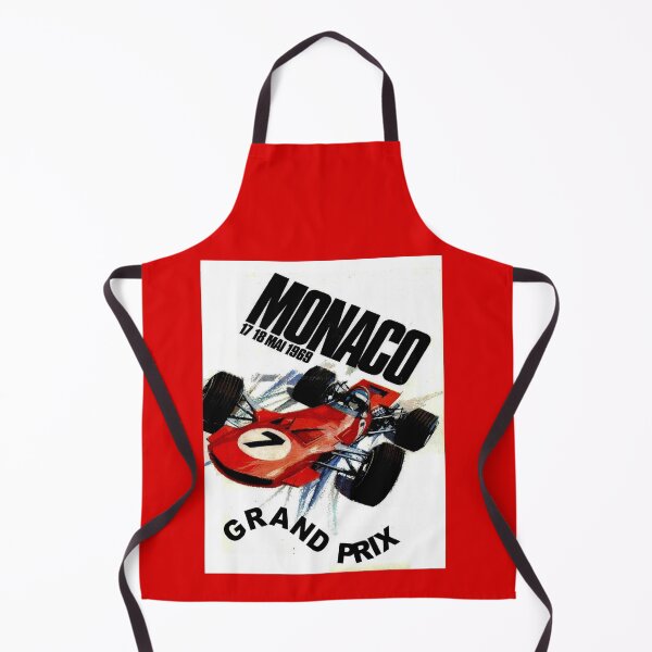 Item preview, MONACO : Vintage 1969 Grand Prix Auto Racing Print designed and sold by posterbobs.