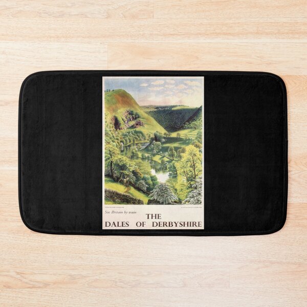 Item preview, Dales of Derbyshire retro poster designed and sold by CorasPosters.