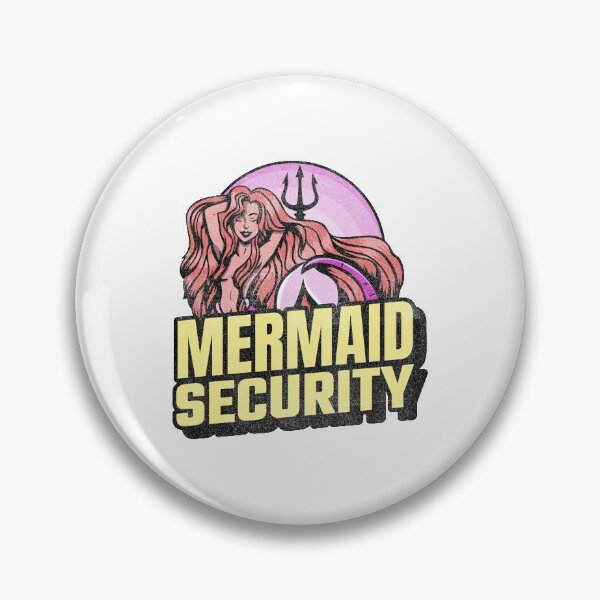 Item preview, Mermaid Security - Vintage Distressed Style designed and sold by Kaos Urbanwear.