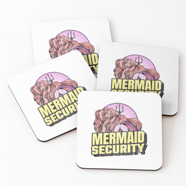 Item preview, Mermaid Security - Vintage Distressed Style designed and sold by Kaos Urbanwear.