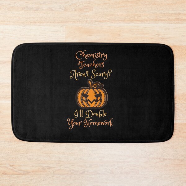 Item preview, Chemistry teacher halloween homework designed and sold by SnowballStep.