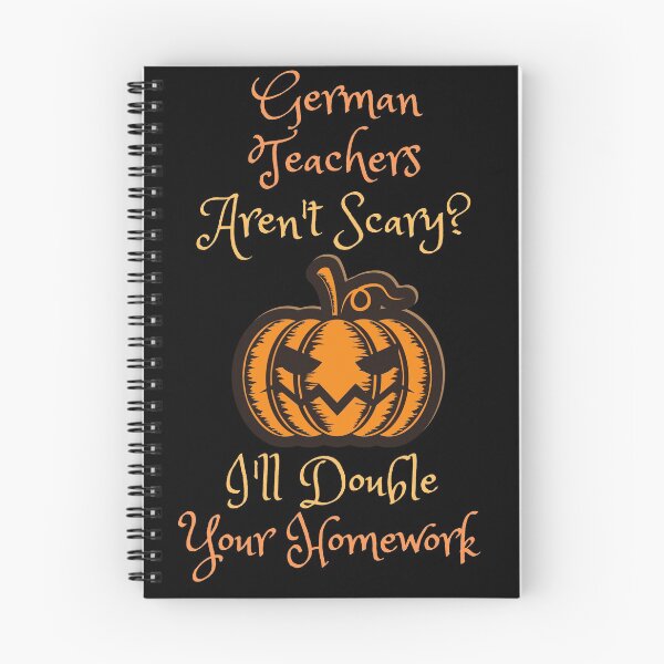 Item preview, german teacher halloween homework designed and sold by SnowballStep.