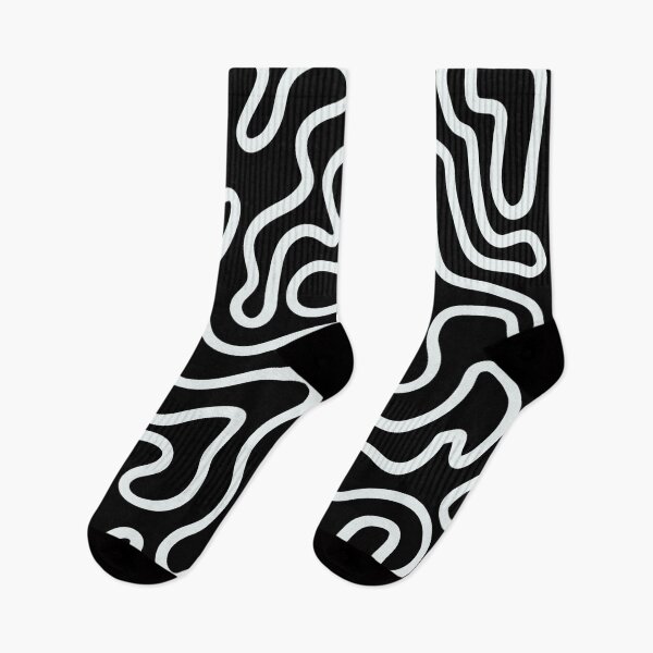 Item preview, Abstract #1 Black and White 60's Pop Art designed and sold by splashflower.