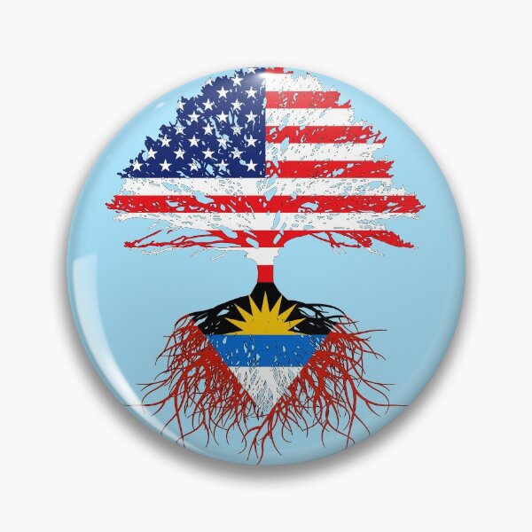 Item preview, Antigua and Barbuda Immigrant Roots, Antigua Barbuda USA Flags, American Naturalization Ceremony designed and sold by maindeals.