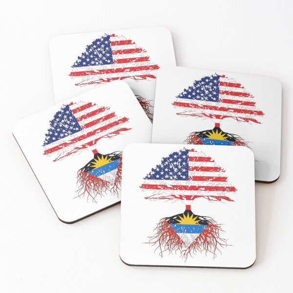 Item preview, Antigua and Barbuda Immigrant Roots, Antigua Barbuda USA Flags, American Naturalization Ceremony designed and sold by maindeals.