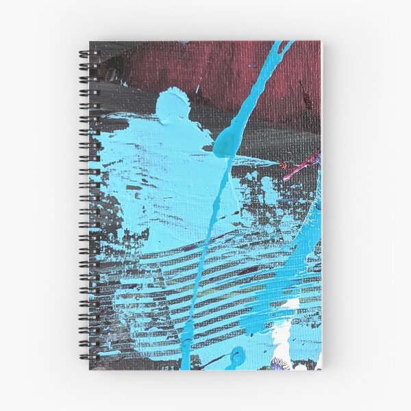 Artikelvorschau, Blau, Schwarz, Weiß Einzigartige abstrakte Acrylkunst entworfen und verkauft von snowpinecone.
