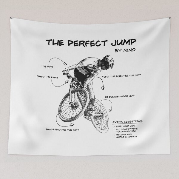 Item preview, The Perfect xco Jump B&W designed and sold by dalemoto.