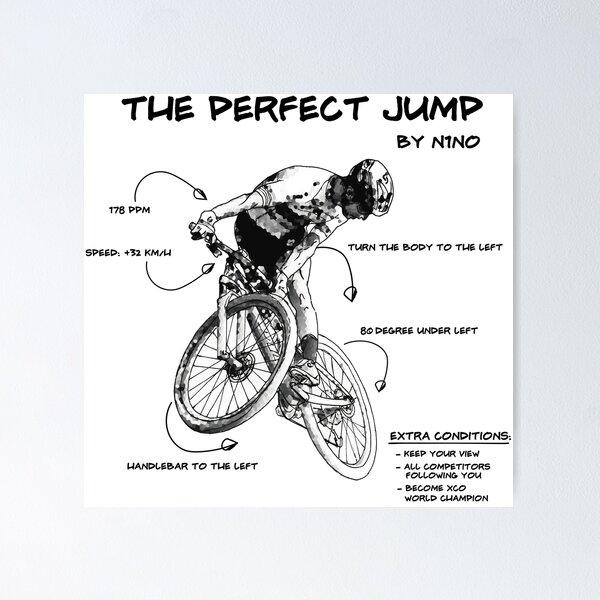 Item preview, The Perfect xco Jump B&W designed and sold by dalemoto.