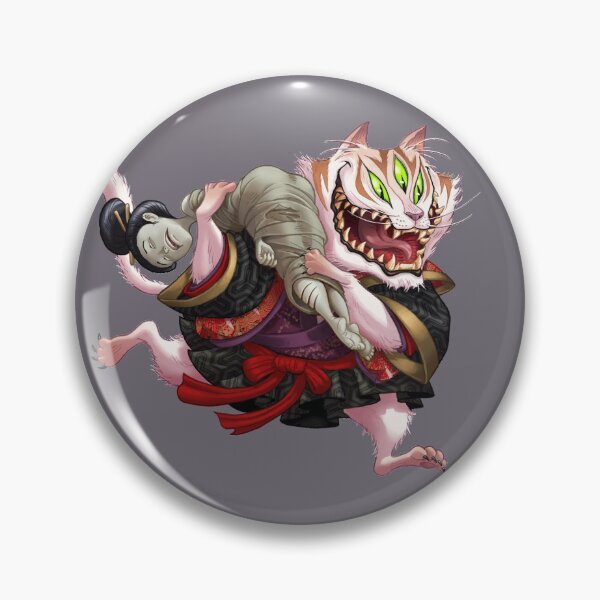 Item preview, Kasha, the corpse-eating cat yokai designed and sold by Michael Dashow.