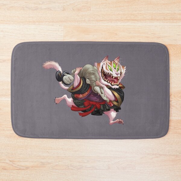 Item preview, Kasha, the corpse-eating cat yokai designed and sold by Michael Dashow.
