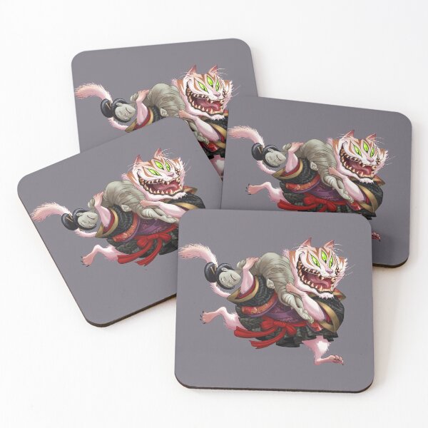 Item preview, Kasha, the corpse-eating cat yokai designed and sold by Michael Dashow.