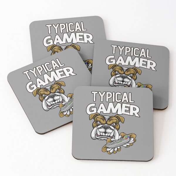 Item preview, Typical Gamer Cartoon Bulldog designed and sold by Rawsky.