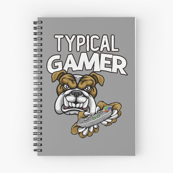 Item preview, Typical Gamer Cartoon Bulldog designed and sold by Rawsky.