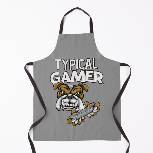 Item preview, Typical Gamer Cartoon Bulldog designed and sold by Rawsky.
