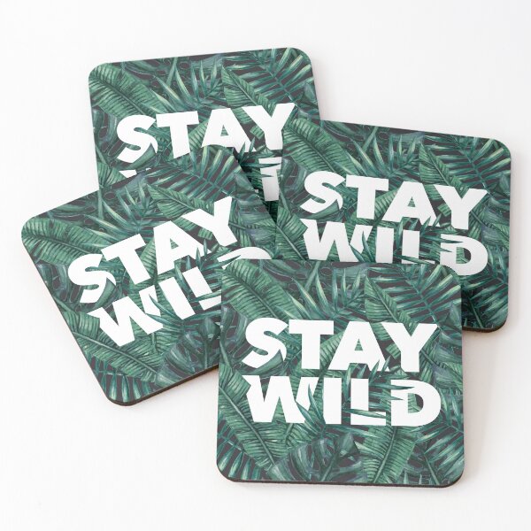 Item preview, Stay Wild Tropical Jungle Print designed and sold by kwillhoite.
