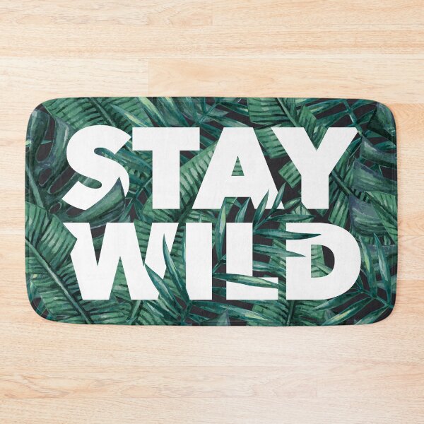 Item preview, Stay Wild Tropical Jungle Print designed and sold by kwillhoite.