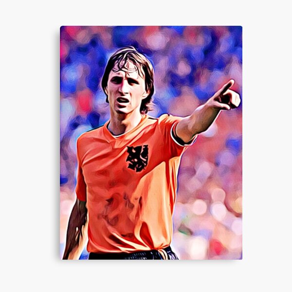 Johan Cruyff "Artwork" Canvas Print