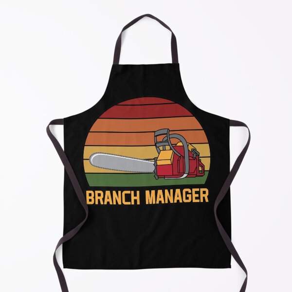 Item preview, Funny Branch Manager Chainsaw Lumberjack, Tree Climber Joke designed and sold by Huhnerdieb Apparel.