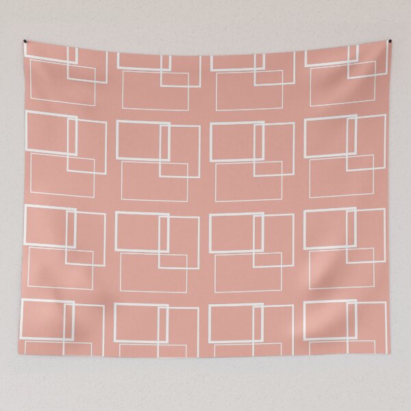 Item preview, Mod Square Pattern Pink designed and sold by LizLanspery.